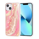 iPhone 13 TPU cover - Marble Pink UNIQ