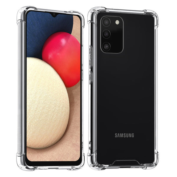 Samsung Galaxy A02s - Bagcover - Transparent Anti Shock nt-mobiel