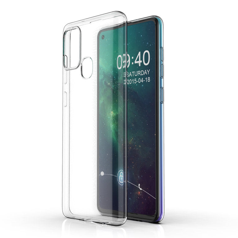 Samsung Galaxy A21s - Bagcover - Transparent nt-mobiel