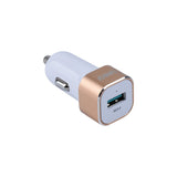 Mobiloplader til bil inkl. kabel (Micro USB) Uniq