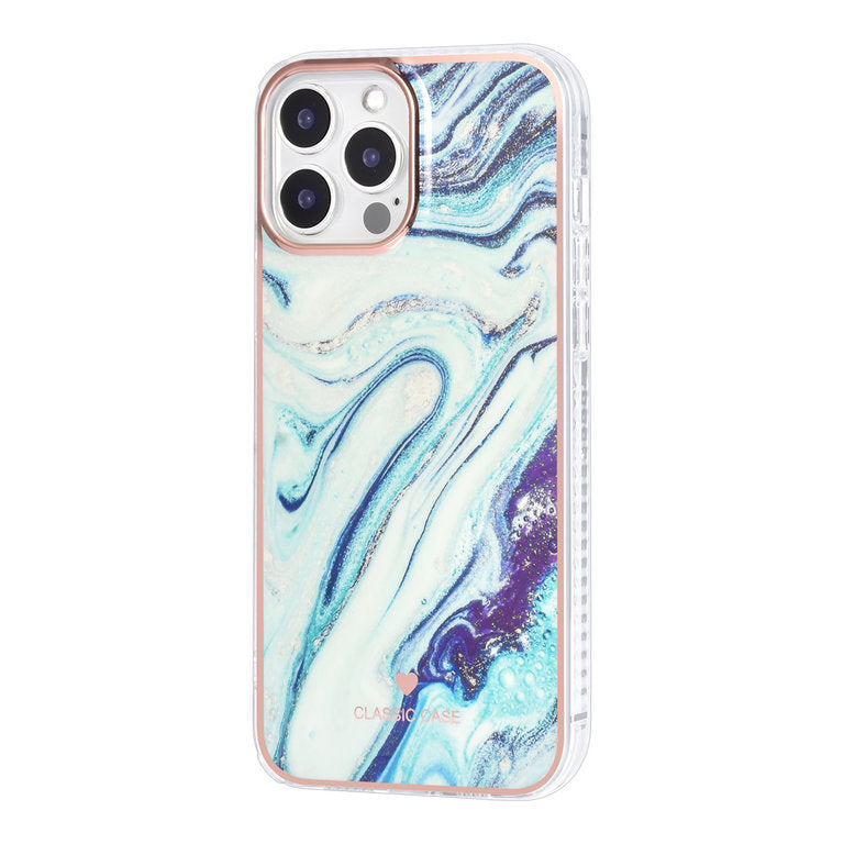 iPhone 13 Pro Max TPU cover - Marble Aquamarine UNIQ