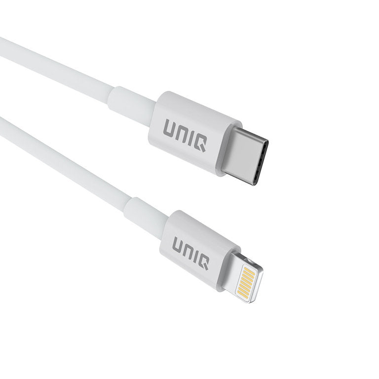 Type-C to Lightning kabel - 20 cm - Hvid UNIQ