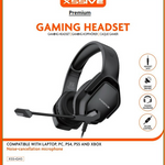 Gaming headset m. ledning (indbygget mikrofon) Xssive