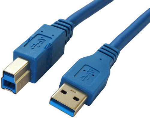 USB 3.0 kabel - USB-A han / USB-B han - 2m Xssive